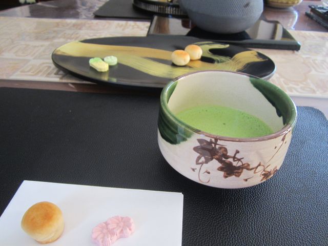Art Salon Style　テーブル茶道体験　抹茶と和菓子