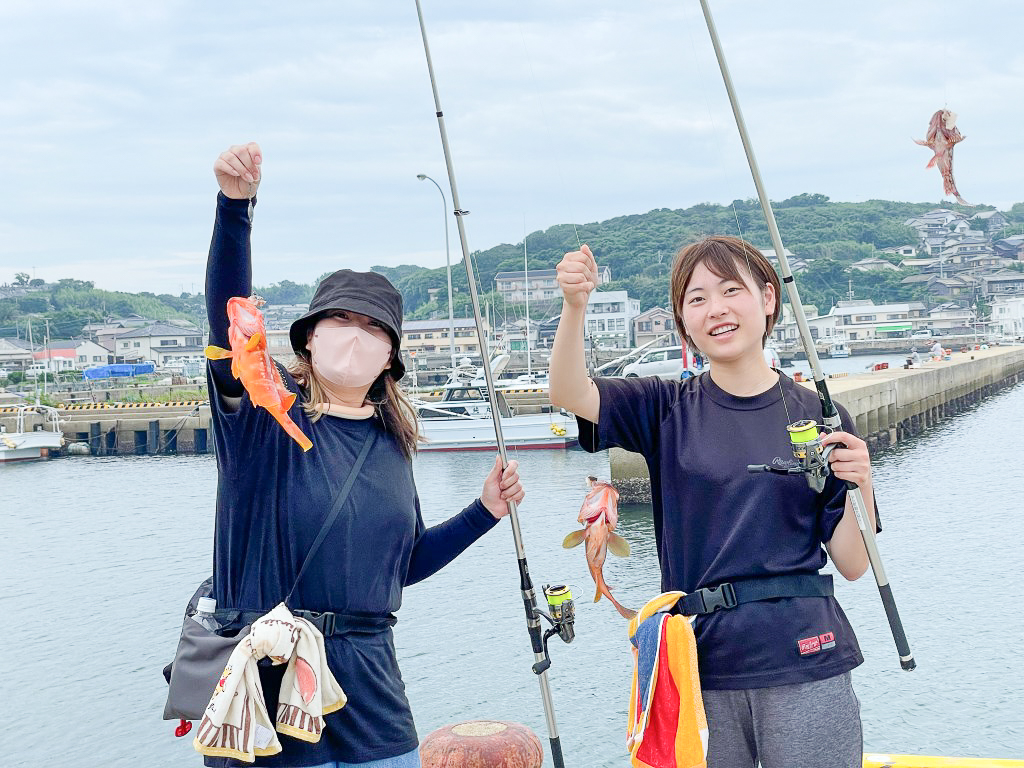 佐世保エリア】 五島列島最北端の”宇久島”で波止釣り体験 (No.89
