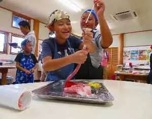 ウインナー作り